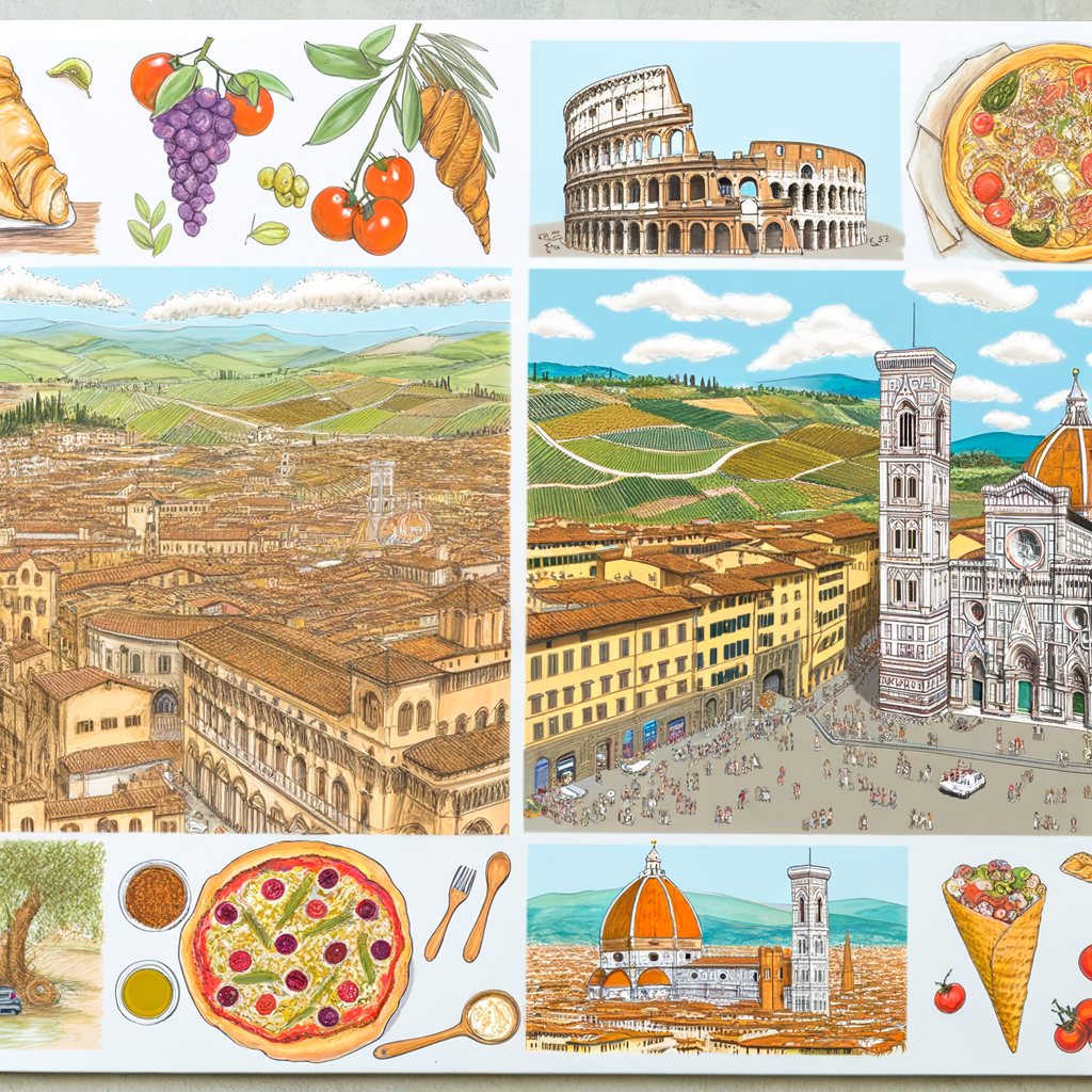 “A Culinary Journey Through Italy: From Rome to Florence”