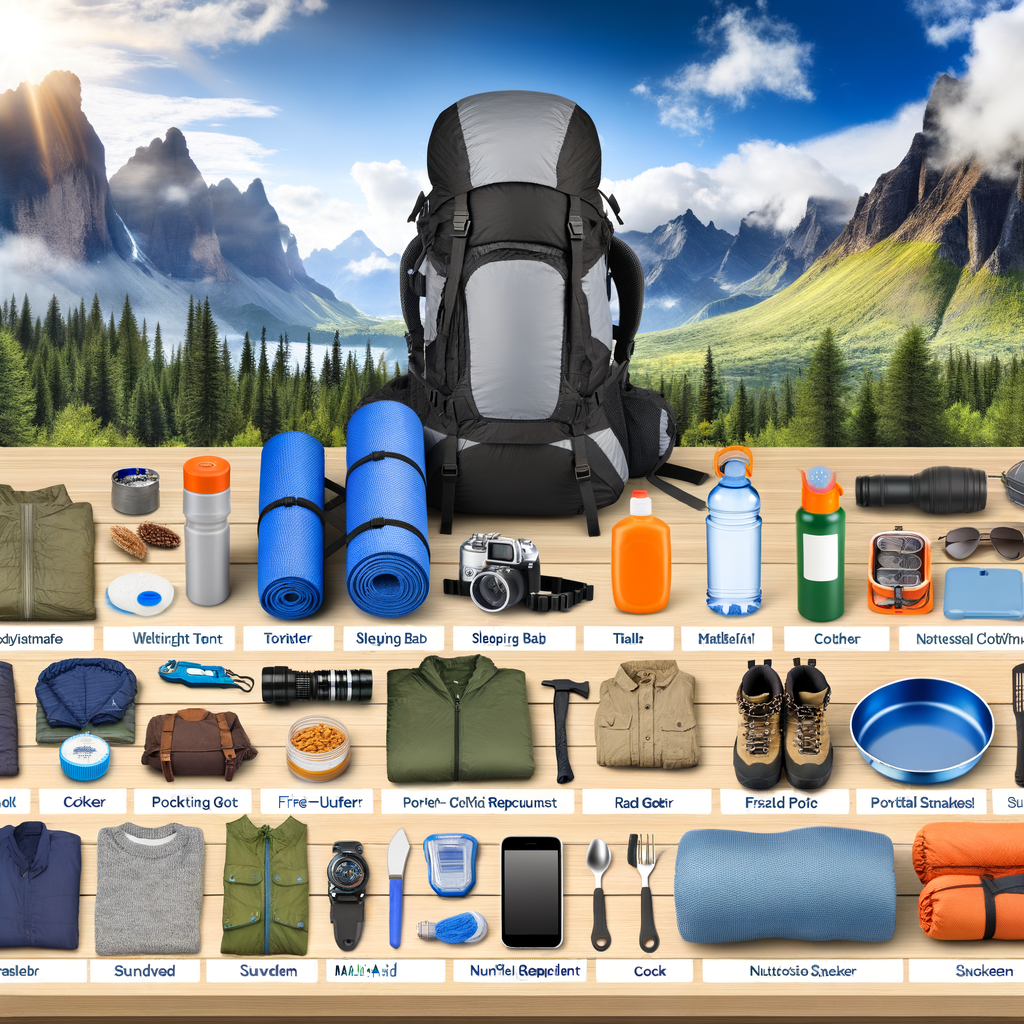 “20 Essential Items for Backpacking Adventures”