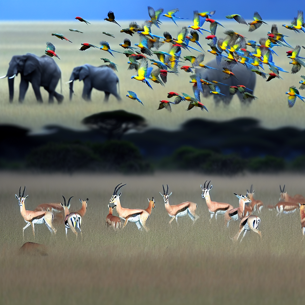 “Wildlife Safari in Africa’s Great Plains”